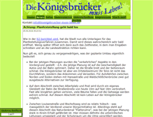 Tablet Screenshot of koenigsbruecker-muss-leben.de